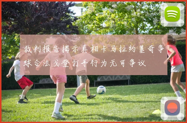 裁判报告揭示真相卡马拉约基奇争球合法戈登打手行为无可争议