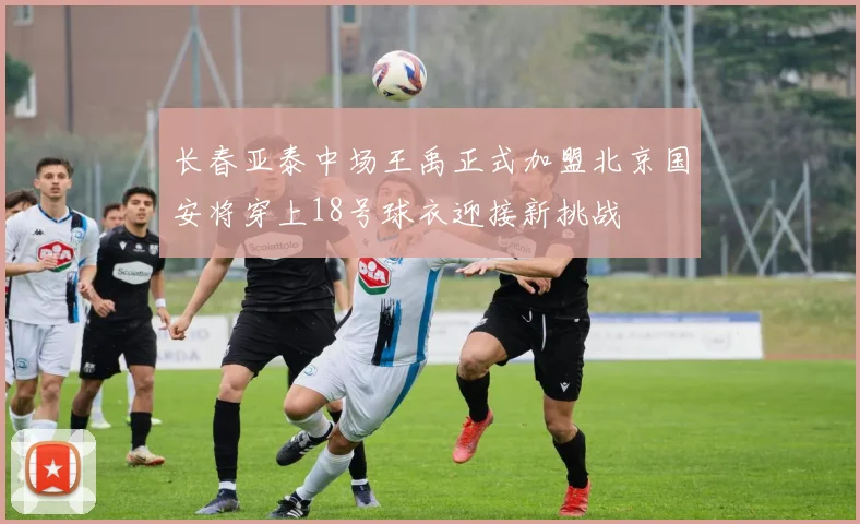 长春亚泰中场王禹正式加盟北京国安将穿上18号球衣迎接新挑战